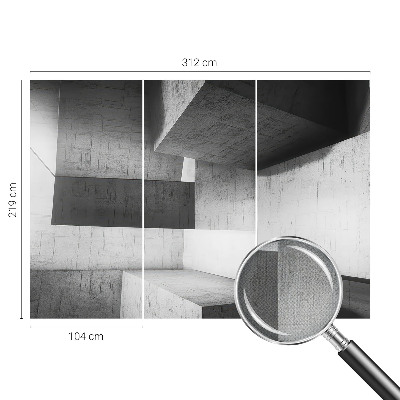 Papier peint chambre parentale Geometrické sochy