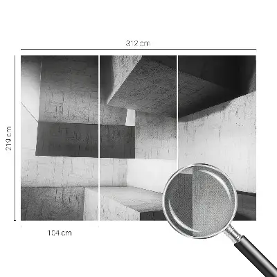 Papier peint photo imprimé sur tissu non tissé Sculptures géométriques