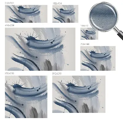 Papier peint photo sur tissu non tissé traits artistiques