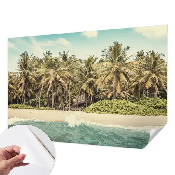 Papier peint photo imprimé sur tissu non tissé Plage tropicale