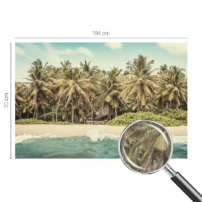 Papier peint photo imprimé sur tissu non tissé Plage tropicale