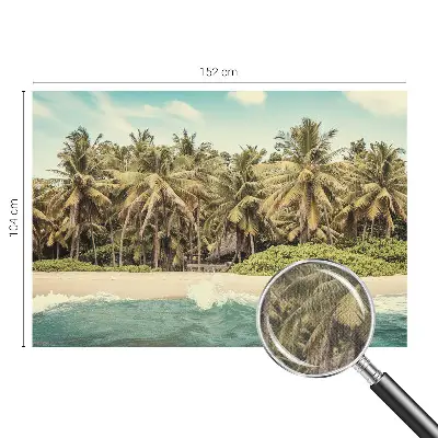 Papier peint photo imprimé sur tissu non tissé Plage tropicale