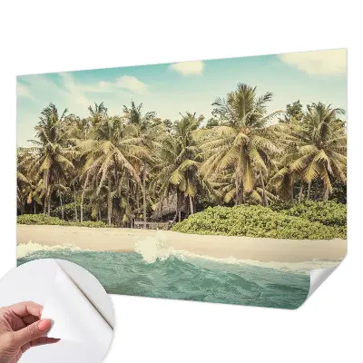 Papier peint photo imprimé sur tissu non tissé Plage tropicale