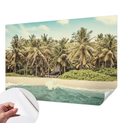 Papier peint photo imprimé sur tissu non tissé Plage tropicale