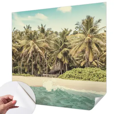 Papier peint photo imprimé sur tissu non tissé Plage tropicale
