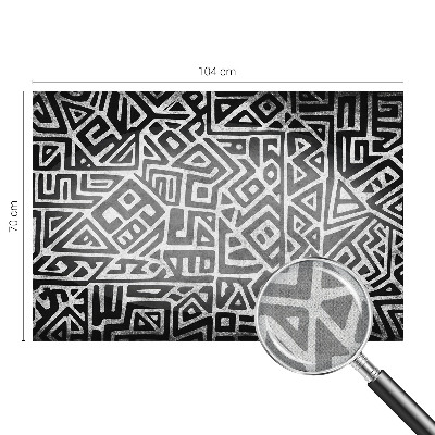 Papier peint chambre adulte cocooning Geometrické bludisko