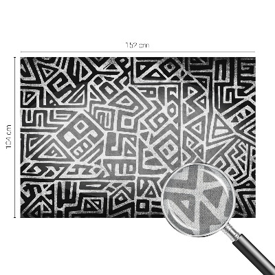 Papier peint chambre adulte cocooning Geometrické bludisko
