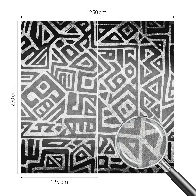 Papier peint chambre adulte cocooning Geometrické bludisko