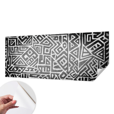 Papier peint chambre adulte cocooning Geometrické bludisko