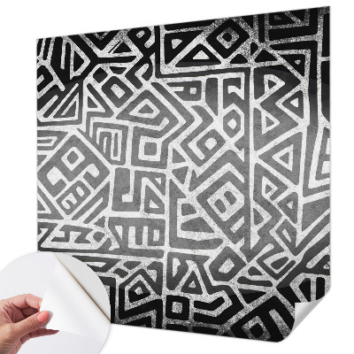 Papier peint chambre adulte cocooning Geometrické bludisko