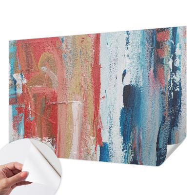 Papier peint chambre parentale Farebné abstrakcie