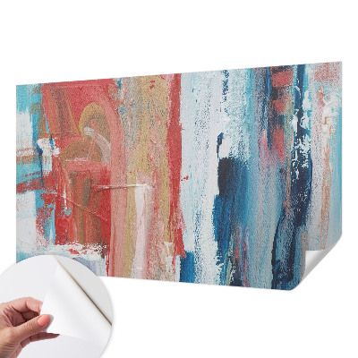 Papier peint chambre parentale Farebné abstrakcie