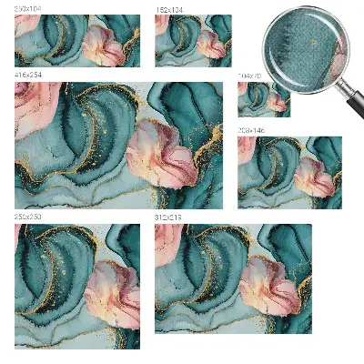 Papier peint photo grand format pour le mur Vagues artistiques