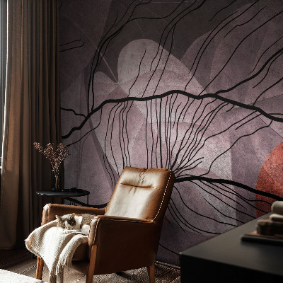 Papier peint chambre adulte cocooning Energetická abstrakcia