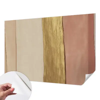 Papier peint photo imprimé sur tissu non tissé Rayures ondulées