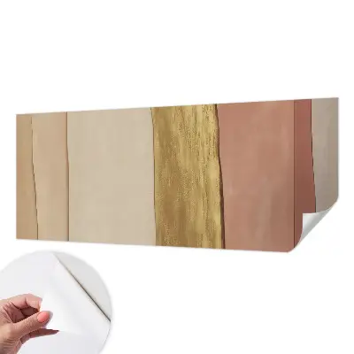 Papier peint photo imprimé sur tissu non tissé Rayures ondulées