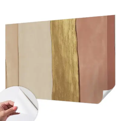 Papier peint photo imprimé sur tissu non tissé Rayures ondulées