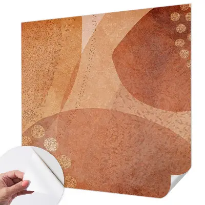 Papier peint intissé compositions terreuses