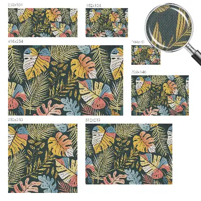 Papier peint photo sur tissu non tissé énergie tropicale