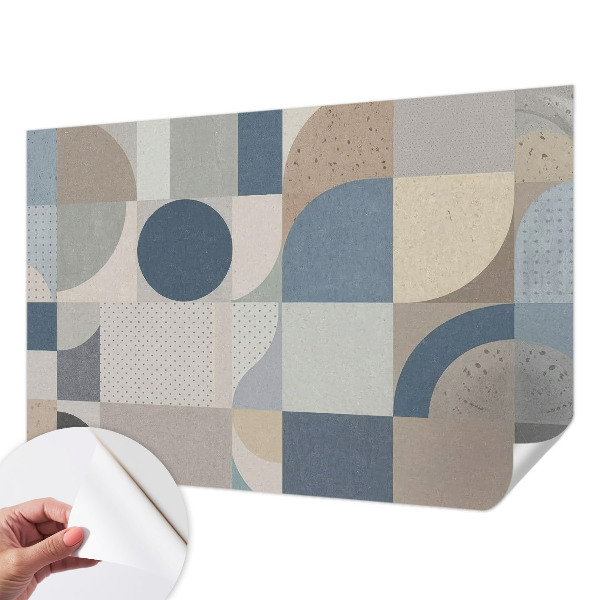 Papier peint panoramique adhésif Geometrická mozaika