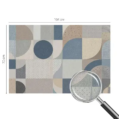Papier peint photo grand format pour le mur Mosaïque géométrique