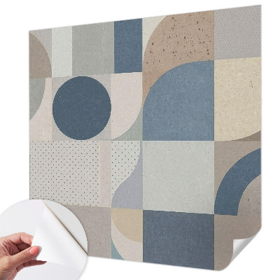 Papier peint panoramique adhésif Geometrická mozaika