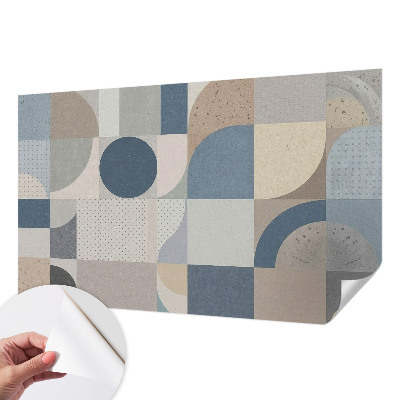 Papier peint panoramique adhésif Geometrická mozaika
