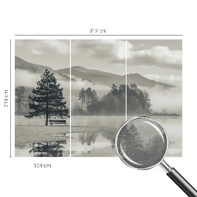 Papier peint photographique intissé paysage romantique
