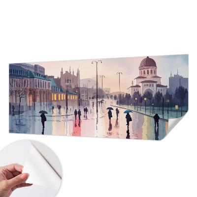Papier peint chambre ado Daždivá prechádzka