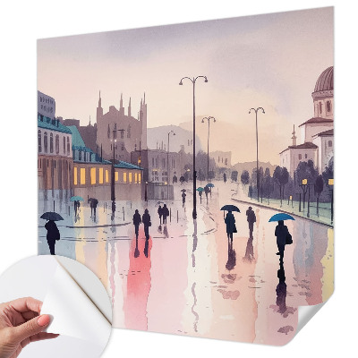 Papier peint chambre ado Daždivá prechádzka