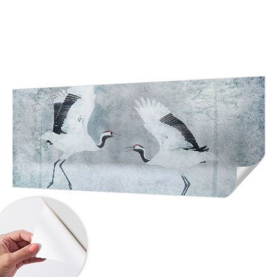 Papier peint tendance chambre adulte Harmonické žeriavy