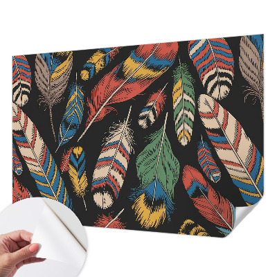 Papier peint tendance Farebné perie