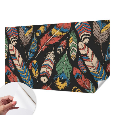 Papier peint tendance Farebné perie