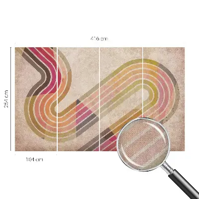Papier peint photo grand format pour le mur Lignes géométriques