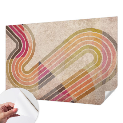 Papier peint panoramique adhésif Geometrické čiary
