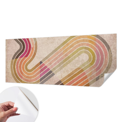 Papier peint panoramique adhésif Geometrické čiary