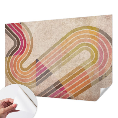 Papier peint panoramique adhésif Geometrické čiary