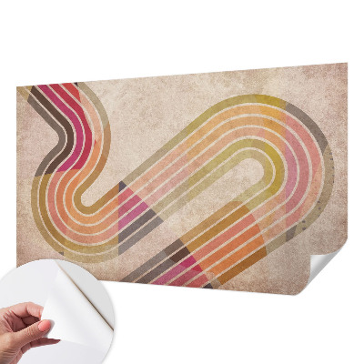 Papier peint panoramique adhésif Geometrické čiary