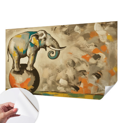 Papier peint tête de lit chambre adulte Abstraktný slon