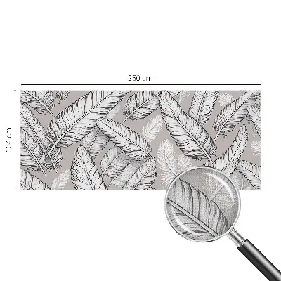 Papier peint photo grand format pour le mur Plumes subtiles