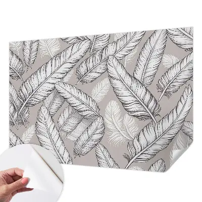 Papier peint photo grand format pour le mur Plumes subtiles