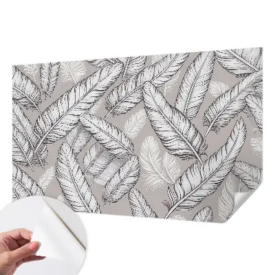 Papier peint photo grand format pour le mur Plumes subtiles