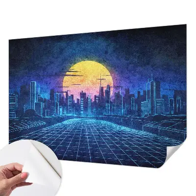Papier peint intissé imprimé Paysage futuriste