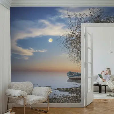 Papier peint photographique sur tissu non tissé Un paysage paisible