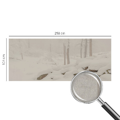 Papier peint panoramique adhésif Zasnežený les
