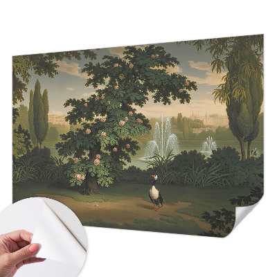 Papier peint chambre adulte cocooning Prírodná záhrada