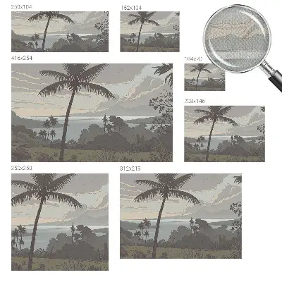 Papier peint intissé imprimé Paysage exotique