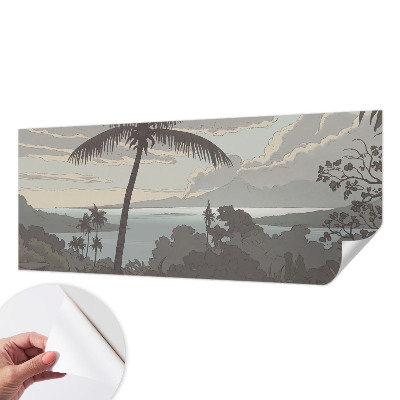Papier peint panoramique pas cher Exotická krajina