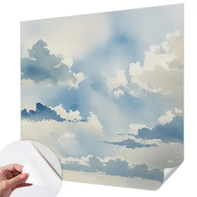 Papier peint photo imprimé sur tissu non tissé nuages ​​célestes
