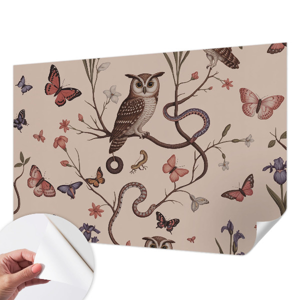 Papier peint chambre garçon Sova príroda